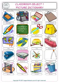 Classroom Objects 1