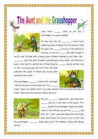 The Ant and the Grasshopp