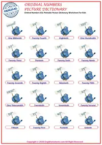 Ordinal Numbers 2