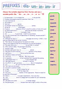 Prefixes
