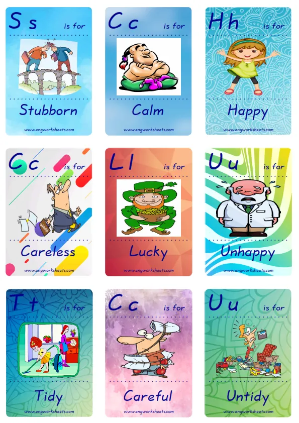 Mini size ESL Flashcard Friendship for kids and teachers. Worksheet Preview