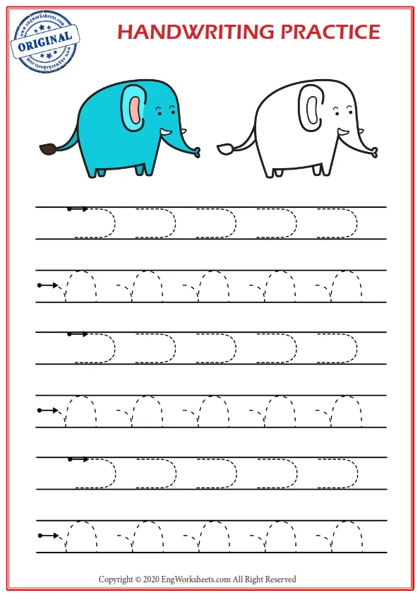 Handwriting Practice 12 Worksheet Preview