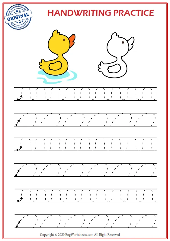Handwriting Practice 13 Worksheet Preview