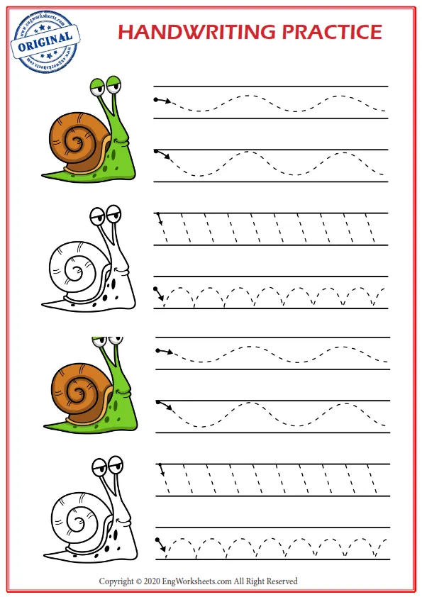 Handwriting Practice 14 Worksheet Preview