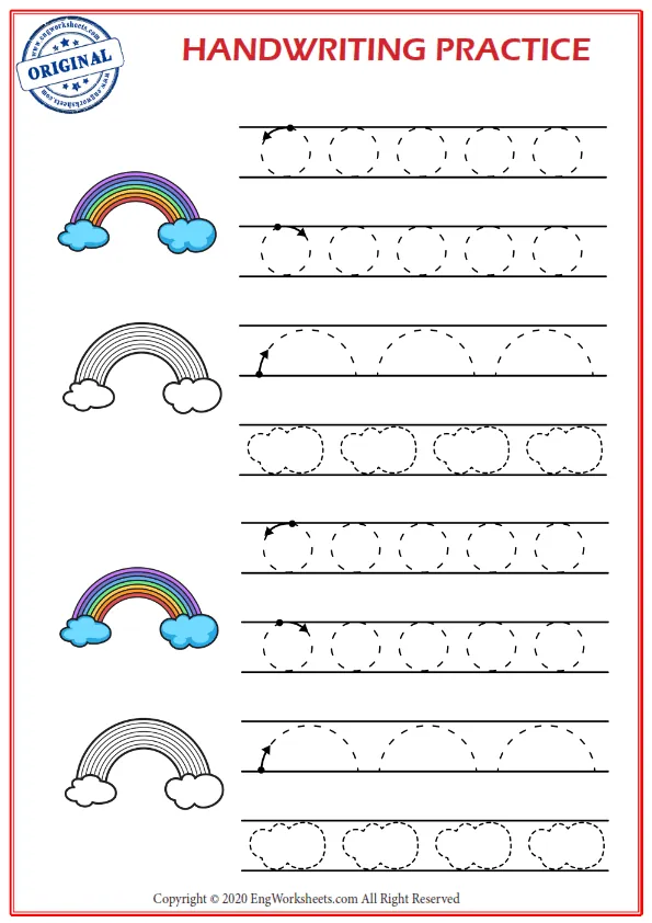 Handwriting Practice 16 Worksheet Preview