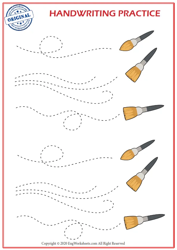 Handwriting Practice 17 Worksheet Preview