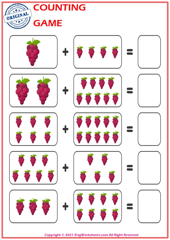 Learn To Addition - Math Worksheet Worksheet Preview