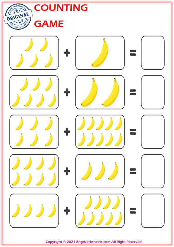 Learn To Addition - Math Worksheet Worksheet Preview