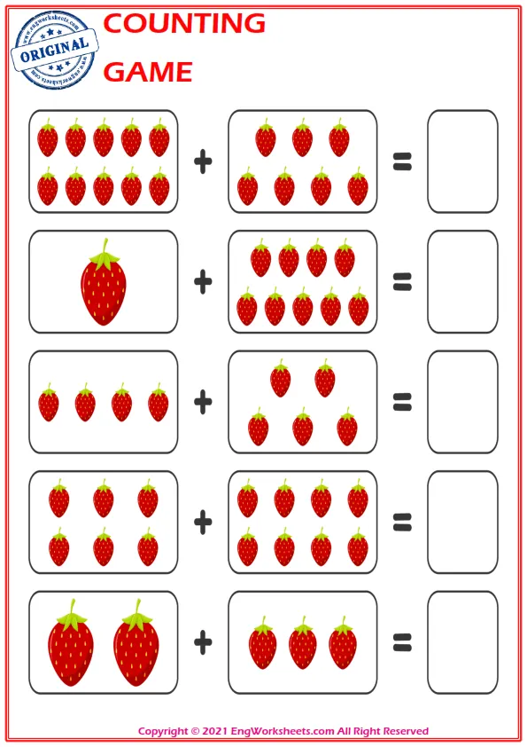 Learn To Addition - Math Worksheet Worksheet Preview