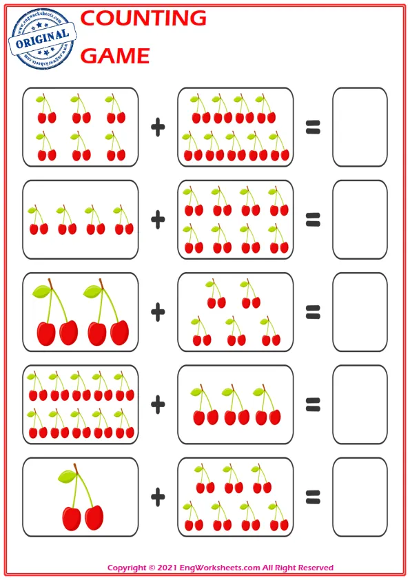 Learn To Addition - Math Worksheet Worksheet Preview