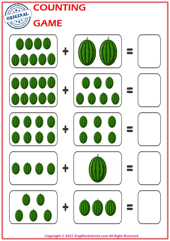 Learn To Addition - Math Worksheet Worksheet Preview