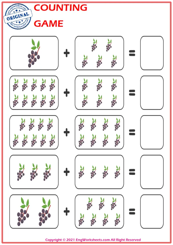 Learn To Addition - Math Worksheet Worksheet Preview
