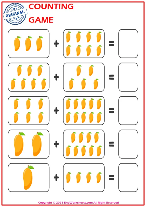Learn To Addition - Math Worksheet Worksheet Preview