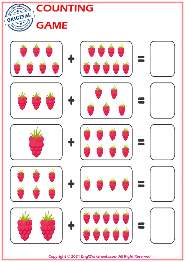 Learn To Addition - Math Worksheet Worksheet Preview