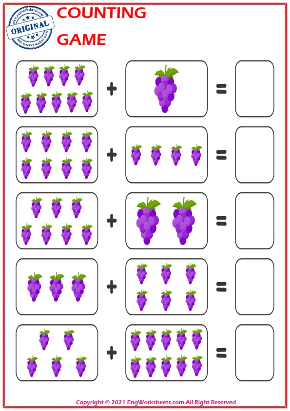 Learn To Addition - Math Worksheet Worksheet Preview