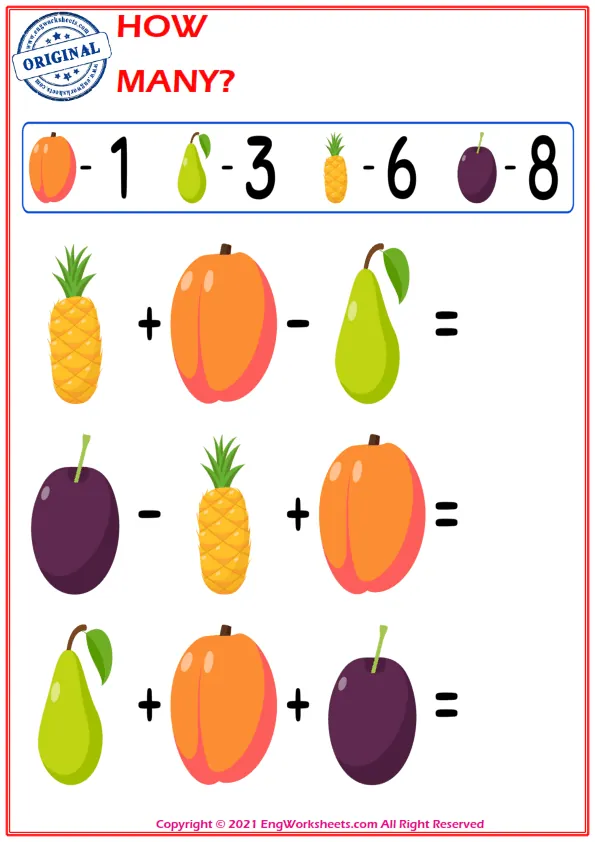 Let's Do Addition And Subtraction. - Math Worksheet