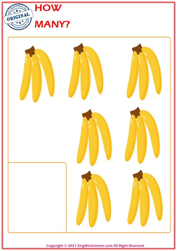 Let's Learn To Count - Math Worksheet Worksheet Preview