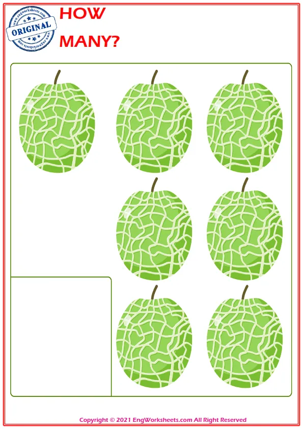 Let's Learn To Count - Math Worksheet