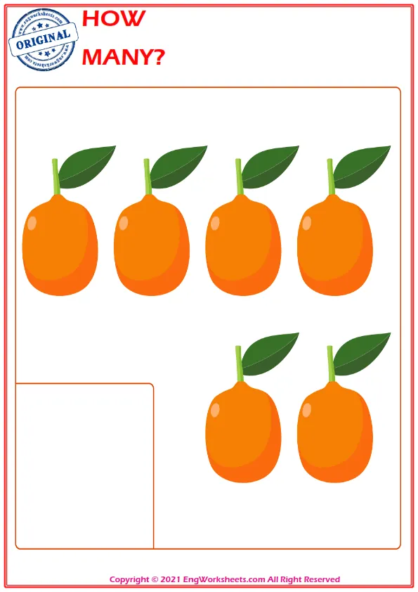 Let's Learn To Count - Math Worksheet