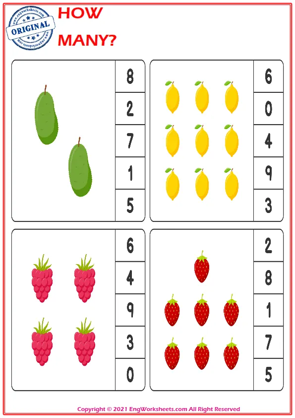Let's Learn To Count - Math Worksheet Worksheet Preview