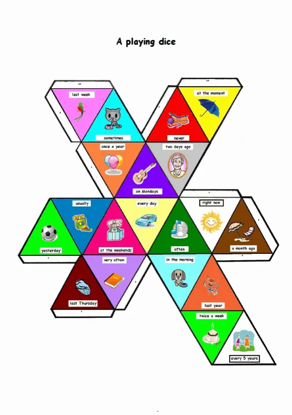 Time Adverbs Worksheet Preview