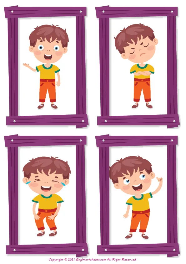 Action Verbs ESL Printable Multiple Choice Test. Worksheet Preview