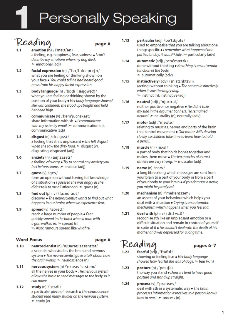 Personally Speaking Worksheet Preview